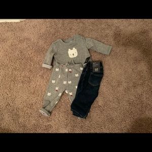 Baby Gap Cozy Set with Jeans